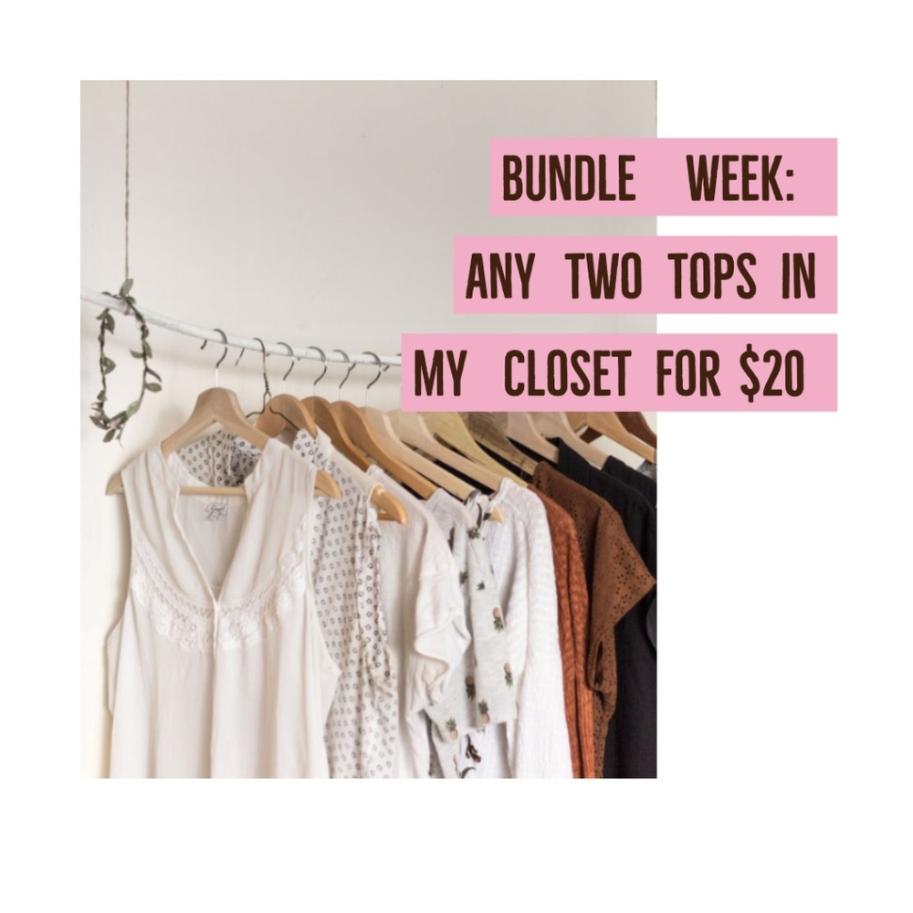 Weekend sale: Two tops for $20 + discounted ship